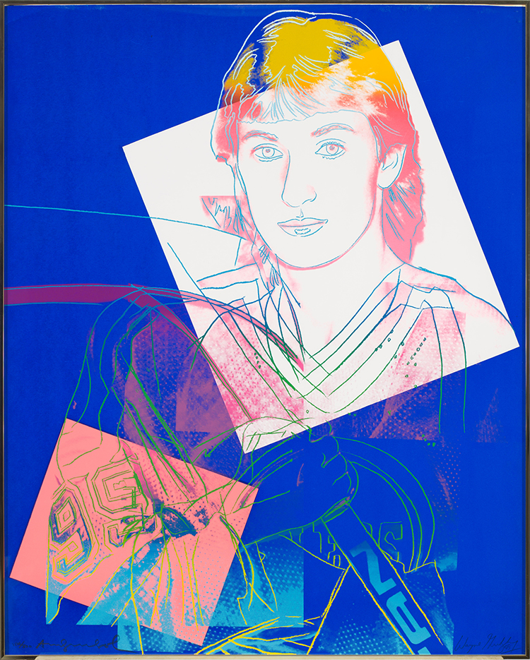 Wayne Gretzky #99 (F.&S. II.306) by Andy Warhol
