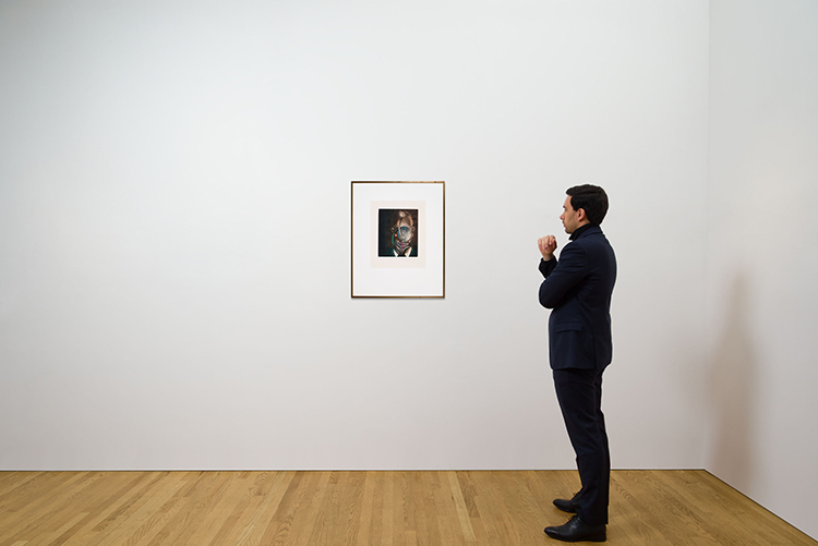 Untitled (Portrait of Michel Leiris, from Requiem pour la Fin des Temps) by Francis Bacon