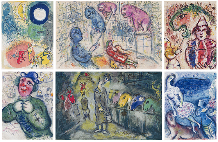 Cirque par Marc Chagall