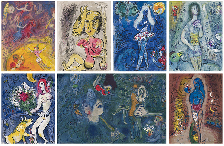 Cirque par Marc Chagall