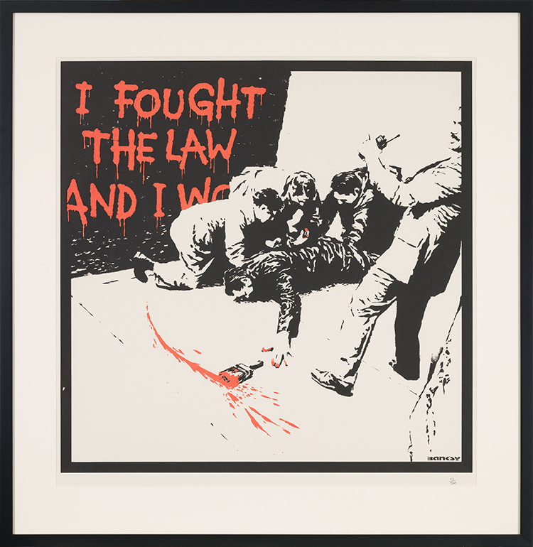 I Fought the Law by  Banksy