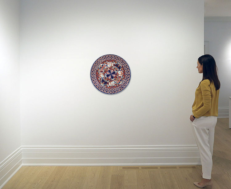 A Large Imari 'Butterfly' Charger, 19th Century by  Japanese Art