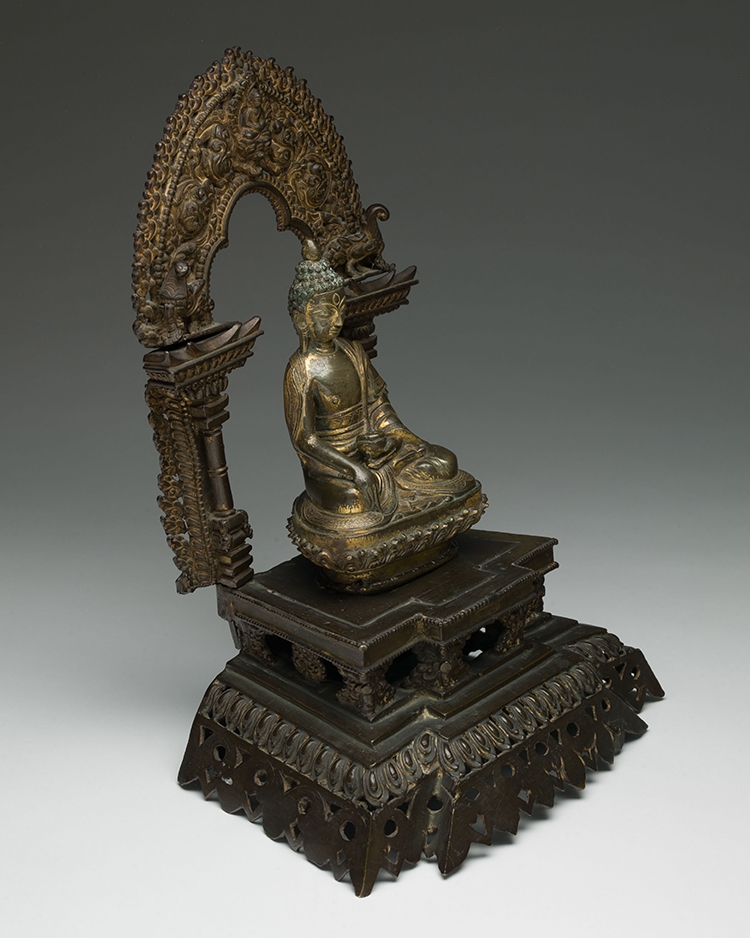 Nepalese Seated Figure of Buddha Akshobhya, 18th/19th Century by  Nepalese Art