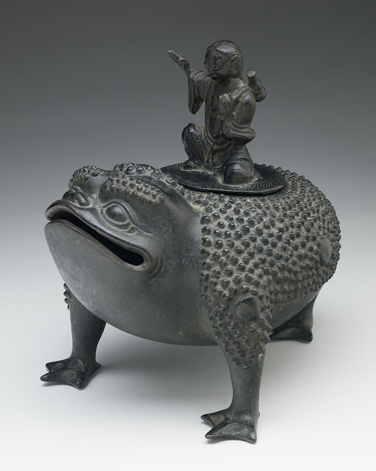 Chinese Bronze Censer of Liu Hai and a Three-Legged Toad, Ming Dynasty, 16th/17th Century par  Chinese Art