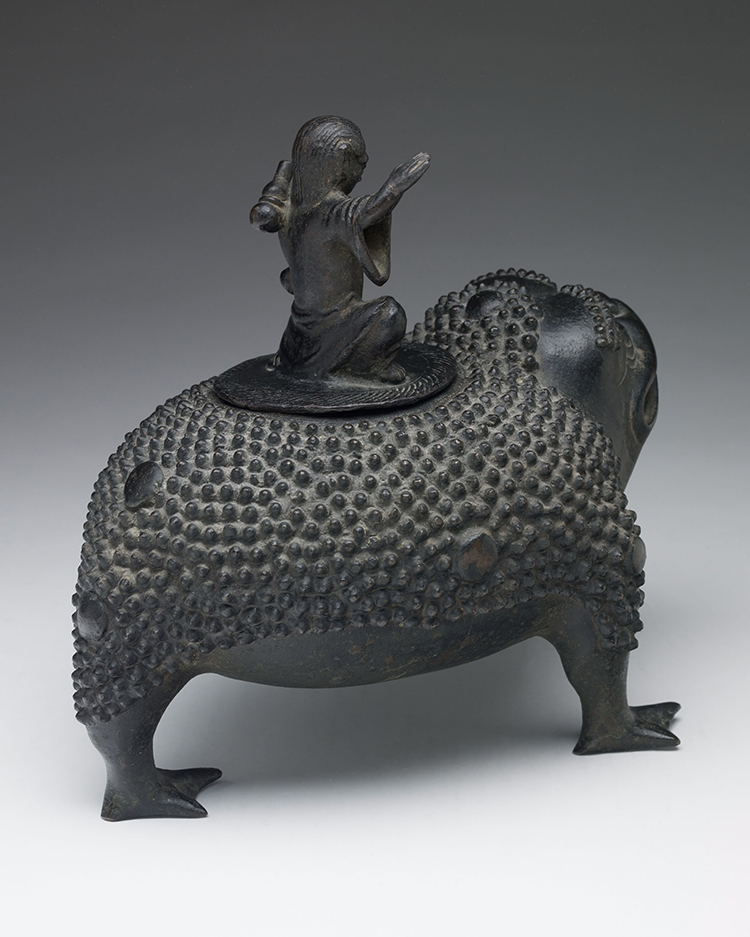 Chinese Bronze Censer of Liu Hai and a Three-Legged Toad, Ming Dynasty, 16th/17th Century par  Chinese Art