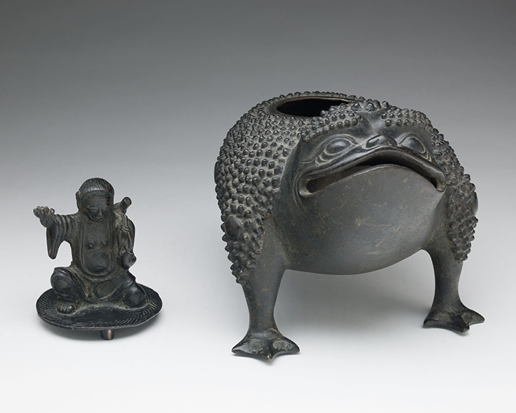 Chinese Bronze Censer of Liu Hai and a Three-Legged Toad, Ming Dynasty, 16th/17th Century by  Chinese Art