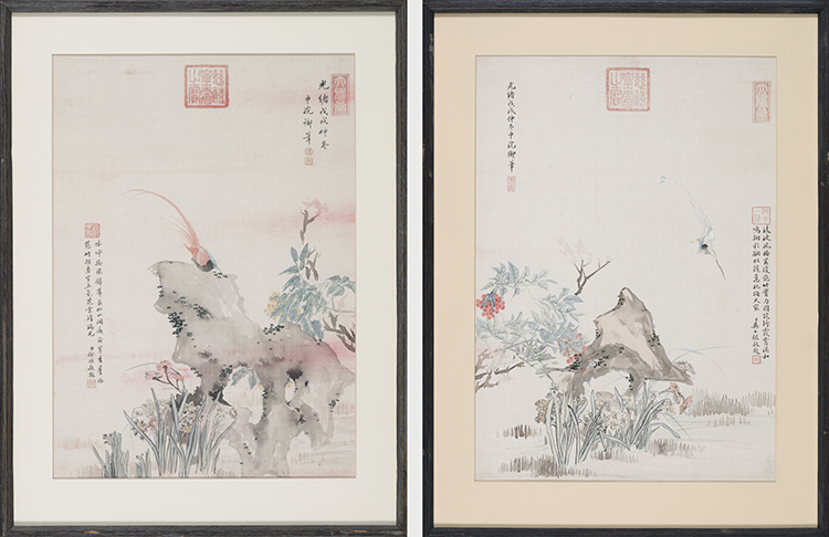 Two Works by Attributed to the Emperor Guangxu