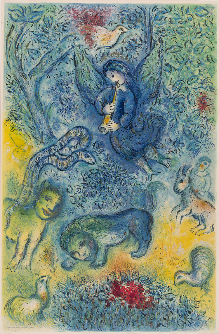 The Magic Flute by Marc Chagall