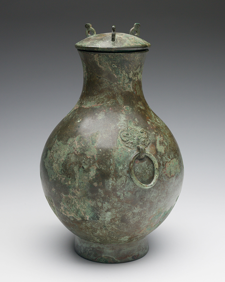 A Chinese Bronze Vase and Cover, Hu
Han Dynasty (206 BC – 220 AD) by  Chinese Art