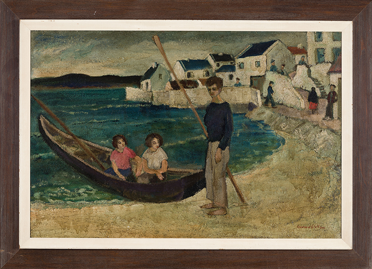 The Currach by Gerard Dillon