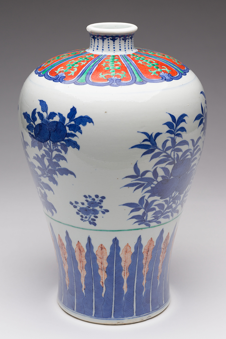 An Unusual Chinese Doucai ‘Fruits’ Meiping Vase, Late Qing Dynasty by  Chinese Art