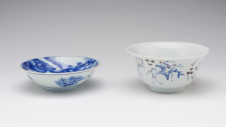 Two Chinese Blue and White Bowls, 16th/17th Century by  Chinese Art
