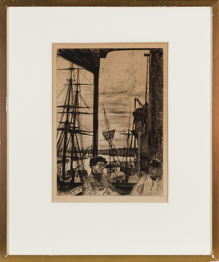 Rotherhithe (Kennedy 66; Glasgow 70) by James Abott McNeill Whistler