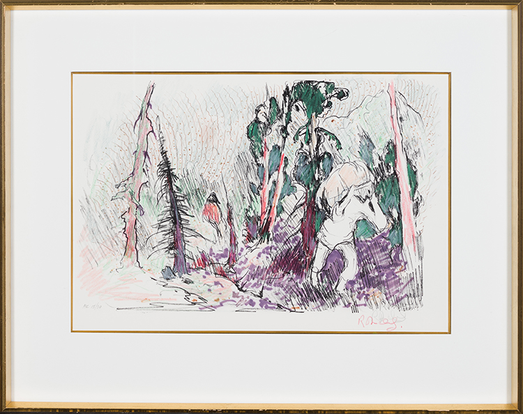 Trappeurs dans les bois by René Jean Richard