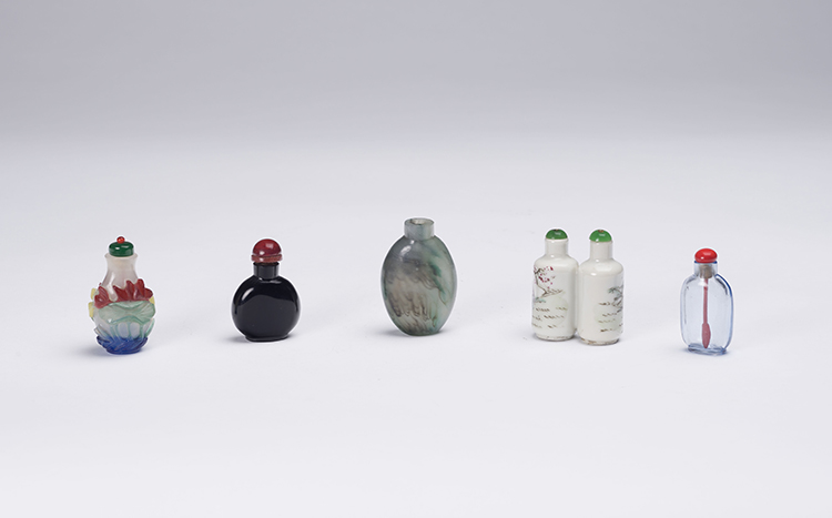 Five Small Chinese Snuff Bottles, 19th/20th Century par  Chinese Art