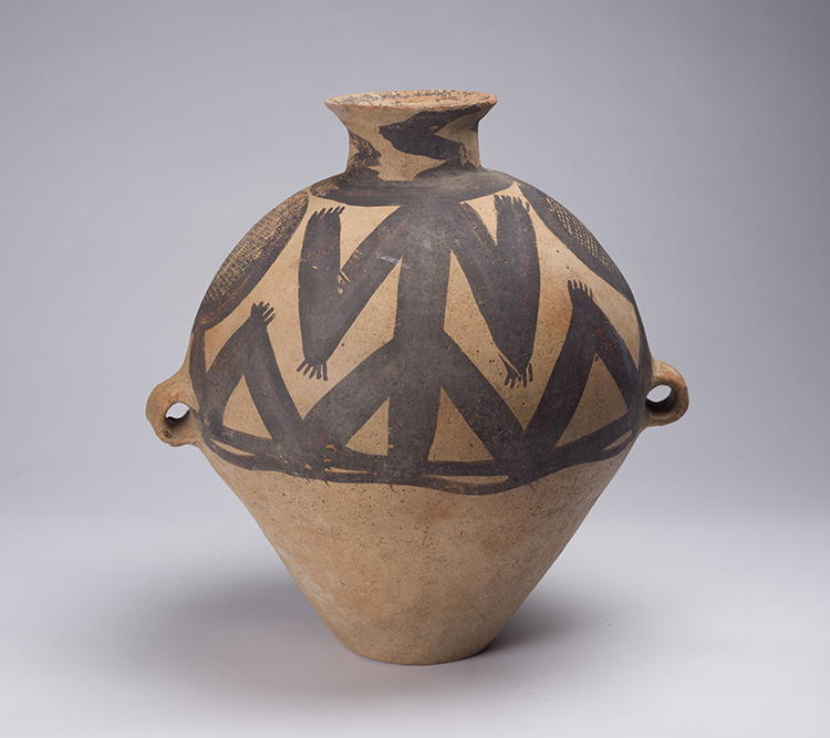 Large Chinese Painted Pottery Jar, Majiayao Culture, Machang Phase, Neolithic Period (c. 3300 - 2050 BC) by  Chinese Art