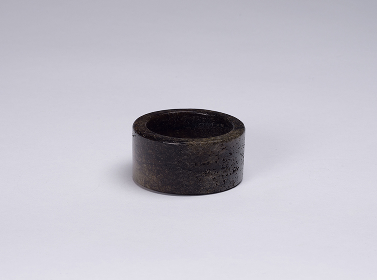 A Chinese Mottled Brown Jade Ring, Ming Dynasty by  Chinese Art