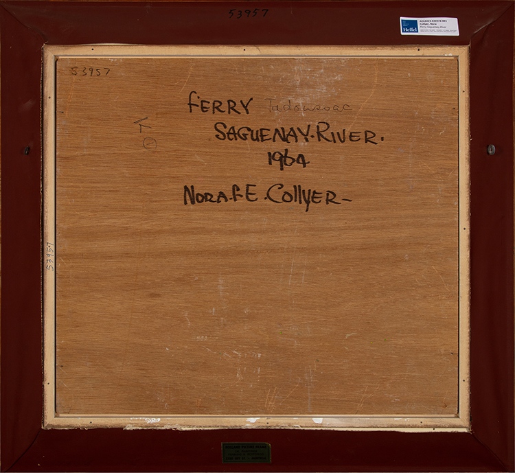 Ferry, Saguenay River by Nora Frances Elizabeth Collyer