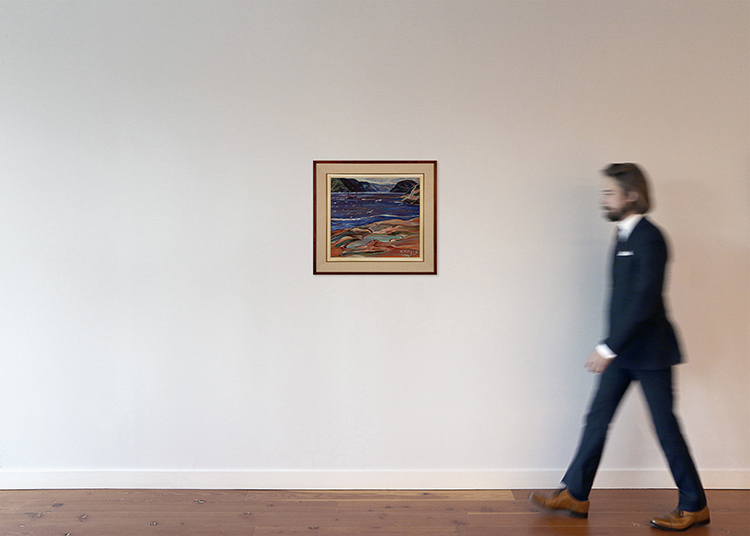 Ferry, Saguenay River by Nora Frances Elizabeth Collyer