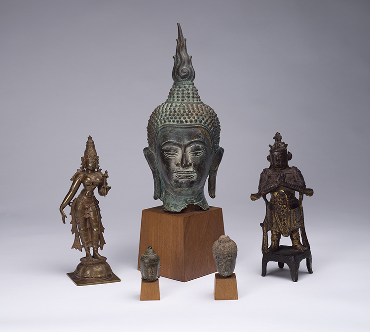 Five Asian Bronze Figures of Deities, 16th-20th Century by  Chinese Art