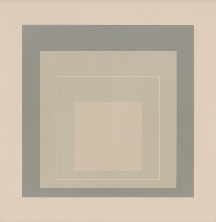 WLS XIV, from White Line Squares (Series II) by Josef Albers