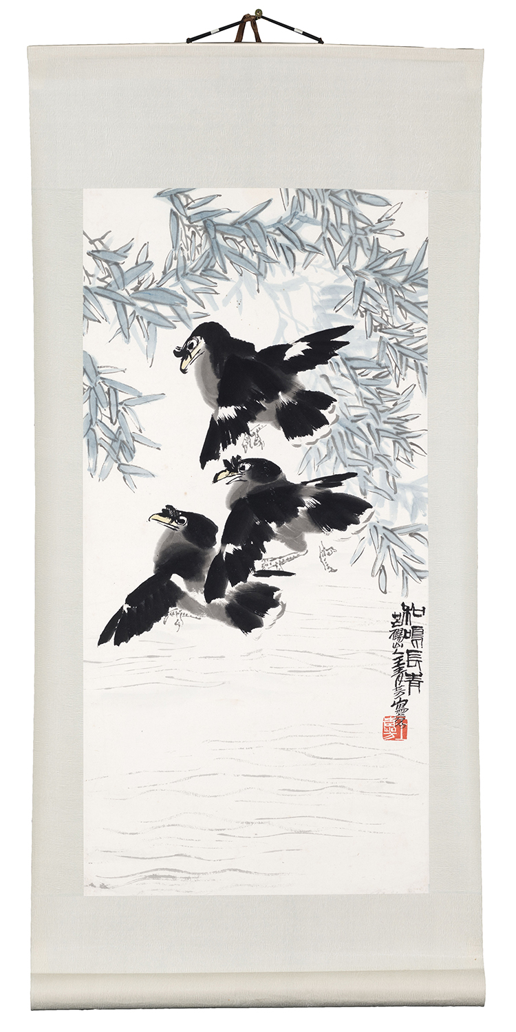 Birds and Willows by Wang Qingfang