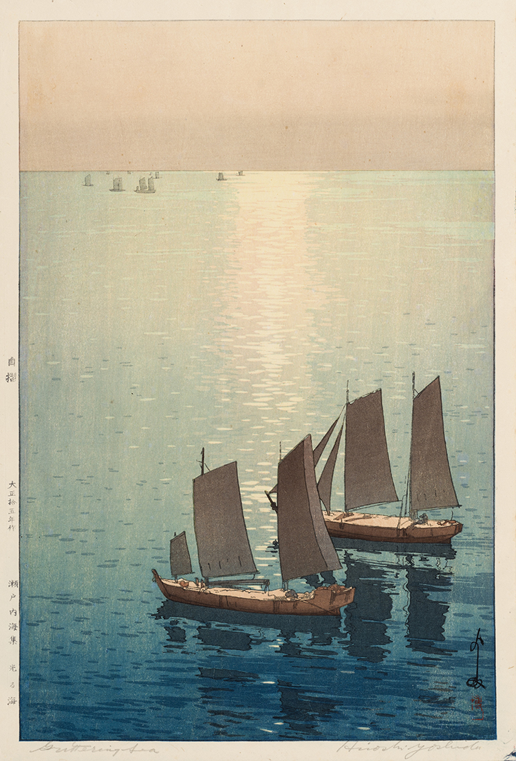 Glittering Sea by Hiroshi Yoshida