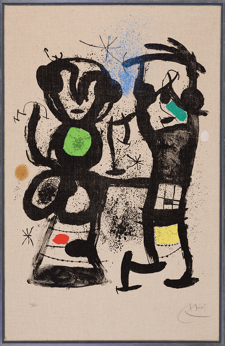 La conversation by Joan Miró
