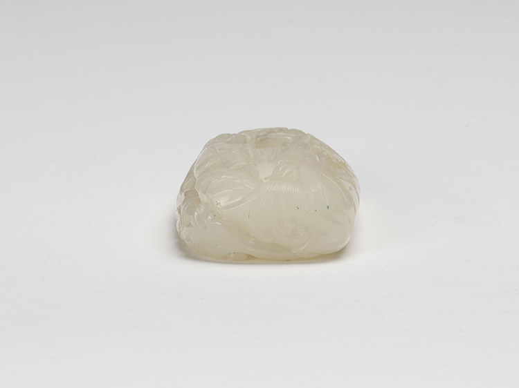 A Chinese White Jade 'Scholars' Pendant, Late 19th Century by  Chinese Art