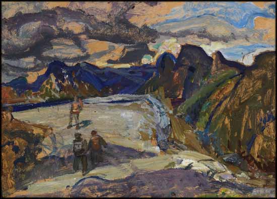 Mountain Climbers by Frederick Horsman Varley