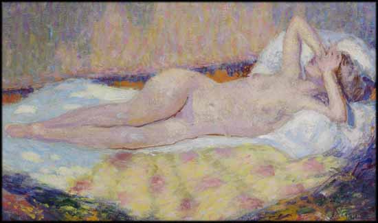 Reclining Nude by William Henry Clapp