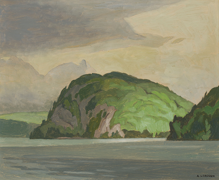 Blueberry Hill - Lake Baptiste by Alfred Joseph (A.J.) Casson