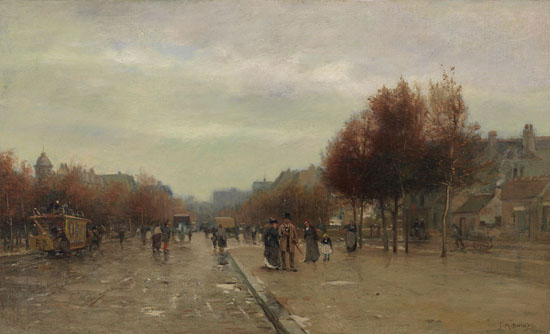 Street Scene, Paris by James MacDonald Barnsley
