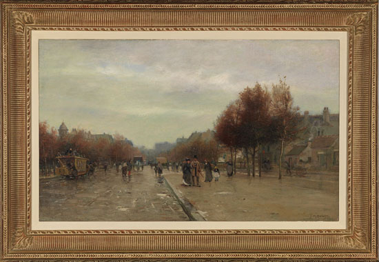Street Scene, Paris by James MacDonald Barnsley
