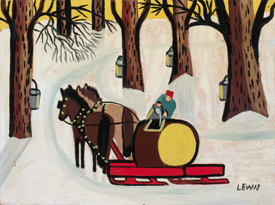 Collecting Maple Sugar par Maud Lewis