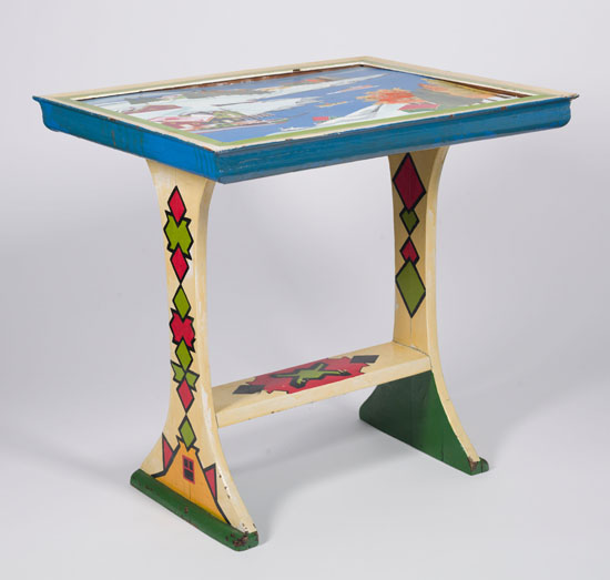 Painted Coffee Table by Joseph Norris