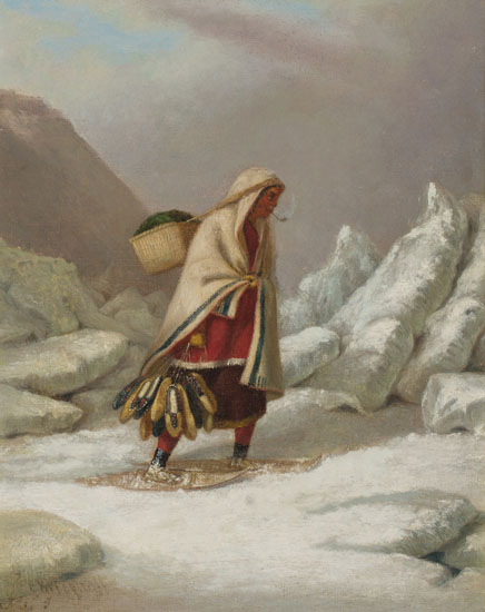 The Moccasin Seller par Cornelius David Krieghoff