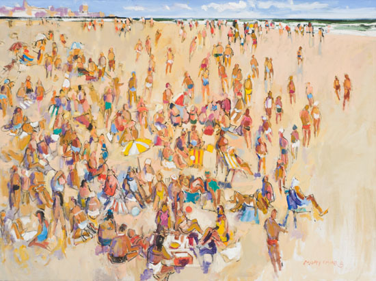 Tel Aviv Beach by Molly Joan Lamb Bobak