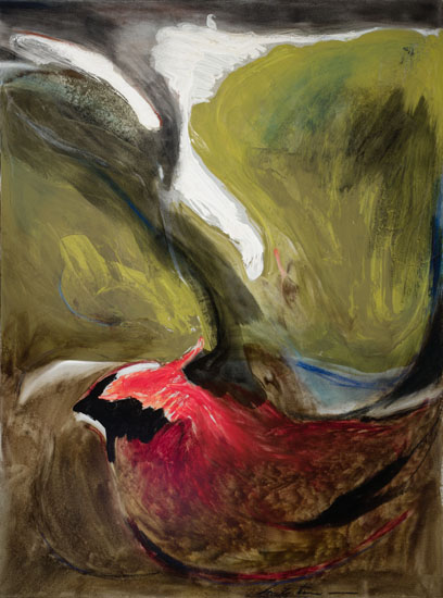 Red Cardinal par John Eaton