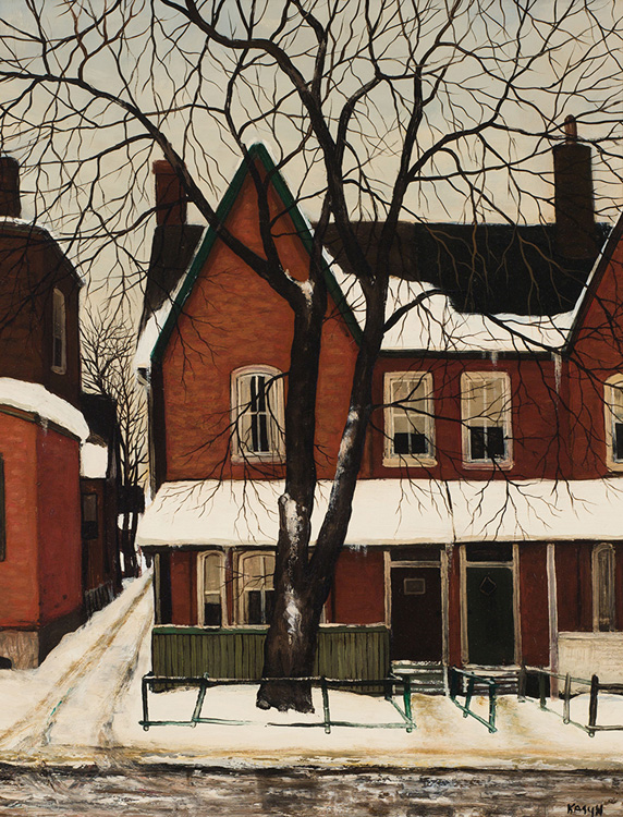 House by a Lane, Amelia St. by John Kasyn
