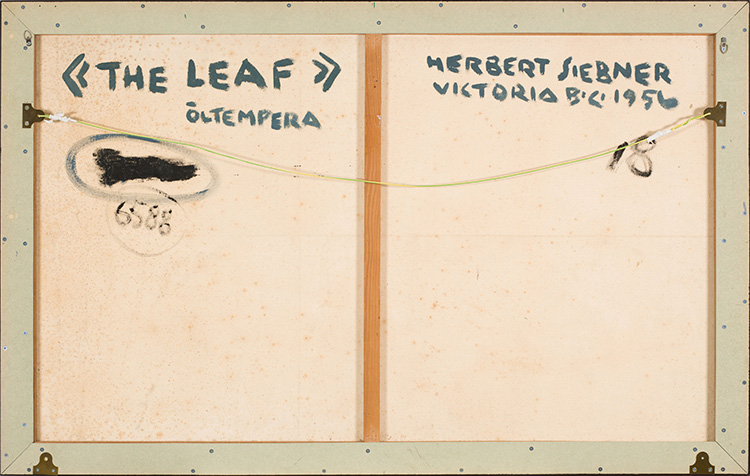 The Leaf par Herbert Johannes Josef Siebner