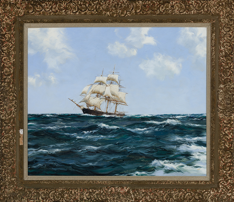 Rolling Seas, Clipper Ship Oracle by Montague J. Dawson