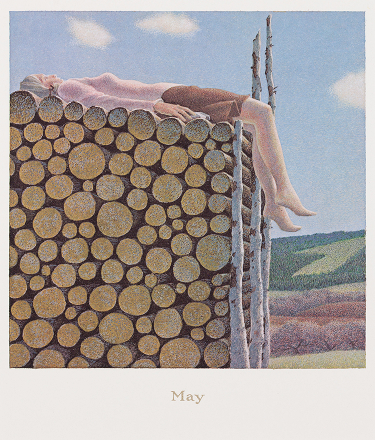 Book of Hours - Labour of the Months by Alexander Colville