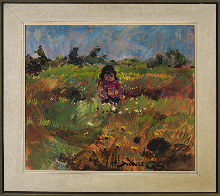 Child in Meadow by Arthur Shilling