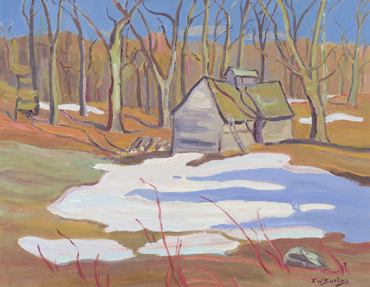 Sugar Shanty near Hopetown, Lanark, Ont. par Ralph Wallace Burton