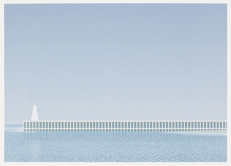 Breakwater, 1976 par Christopher Pratt