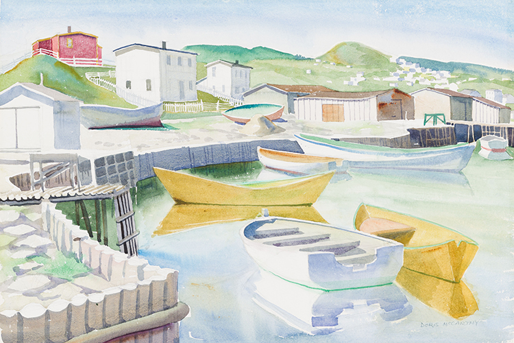 Ferryland with Dorys by Doris Jean McCarthy