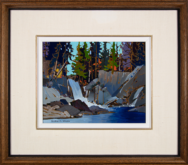 Falls, Buttle Lake par Robert Genn