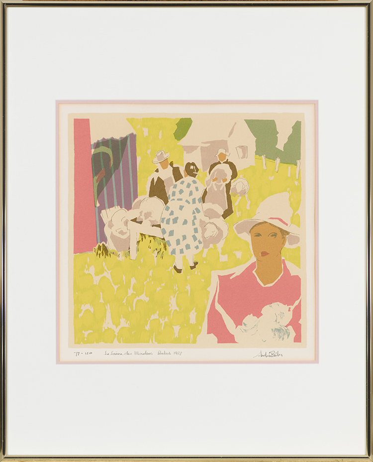 La laine des moutons par Andre Charles Bieler