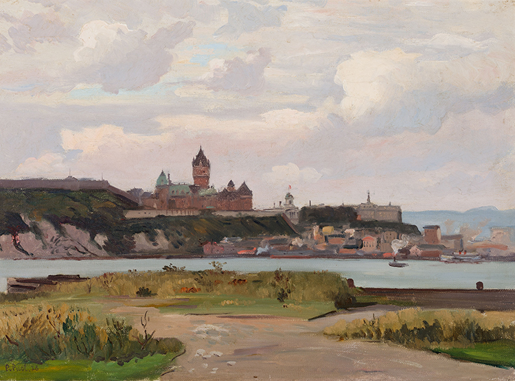 View of Québec from Lévis by Robert Wakeham Pilot
